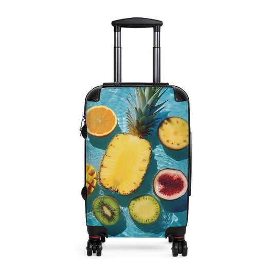 Nature Summer Tropical Fruits Float Carry-On Suitcase - Stylish Luggage for Travelers