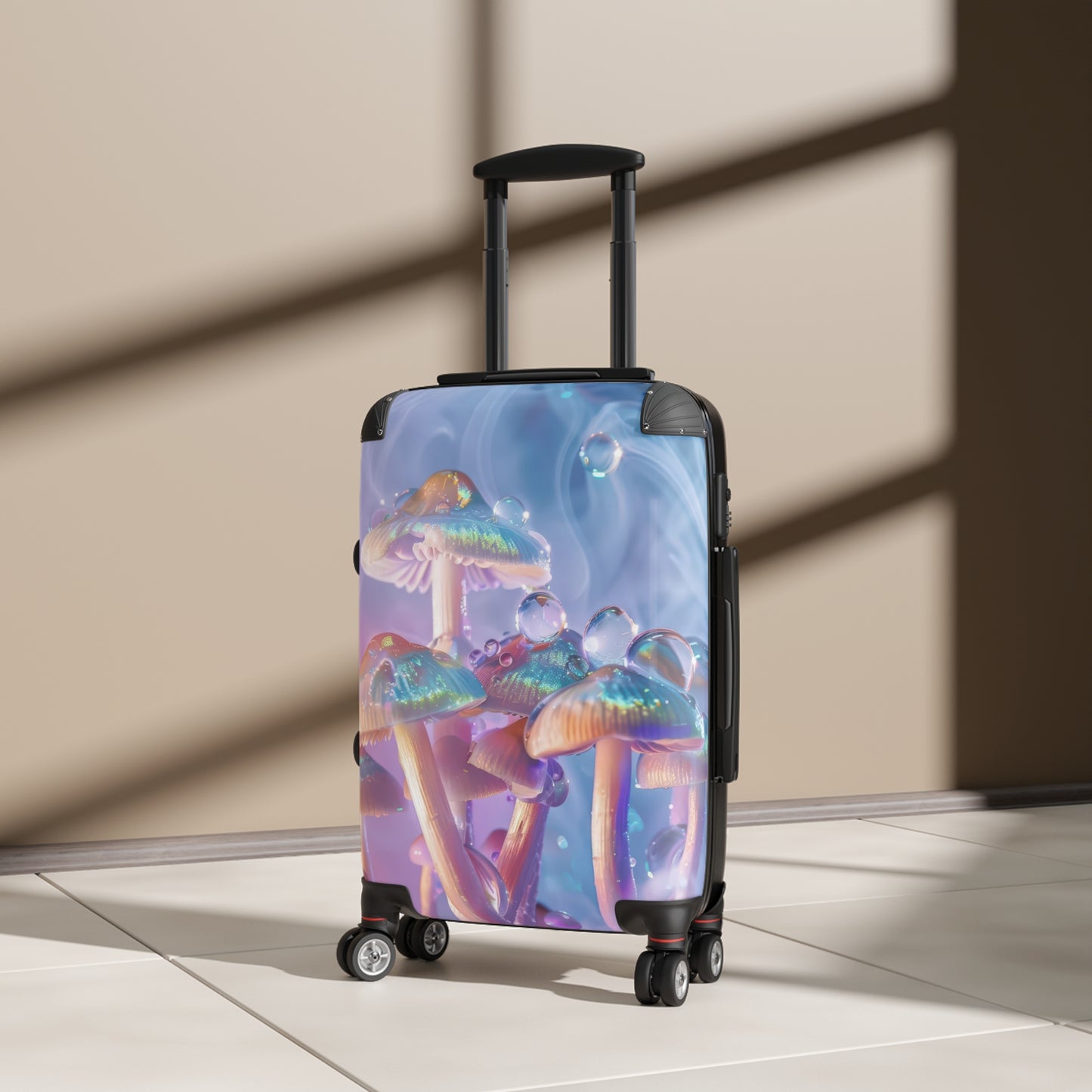 Nature Mushrooms Art Carry-On Suitcase - Stylish Luggage for Travelers