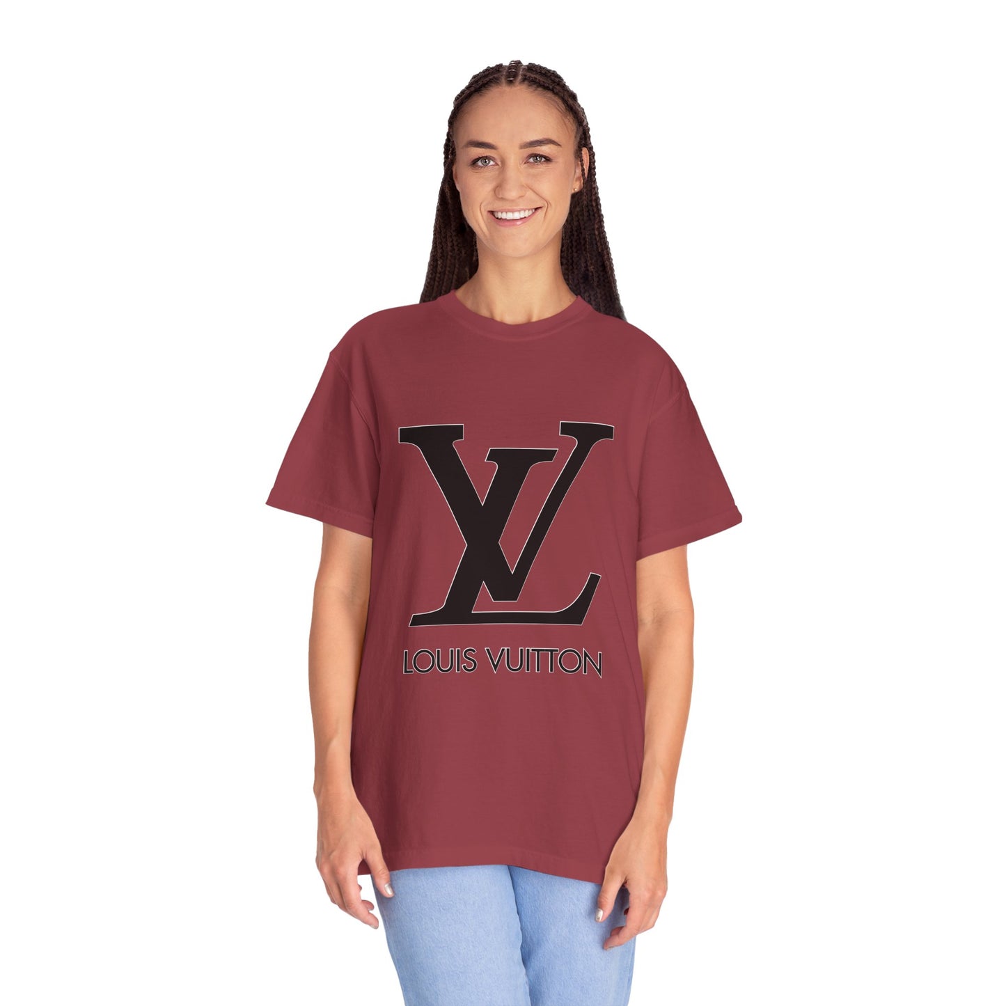 Louis Vuitton Garment-Dyed T-Shirt – Premium Cotton Tee for Customization