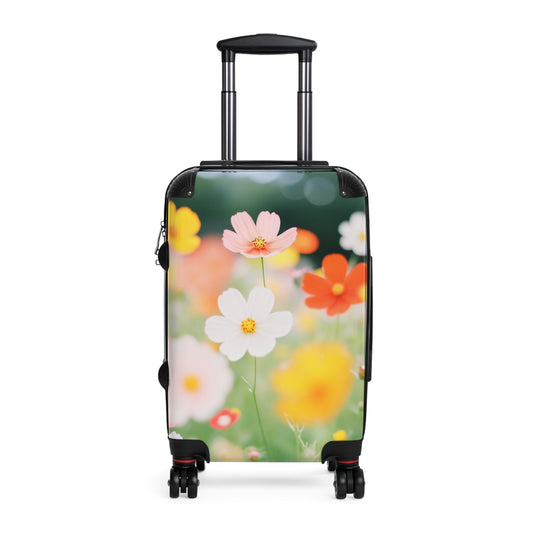 Nature Flowers Floral Colorful Art Carry-On Suitcase - Stylish Luggage for Travelers