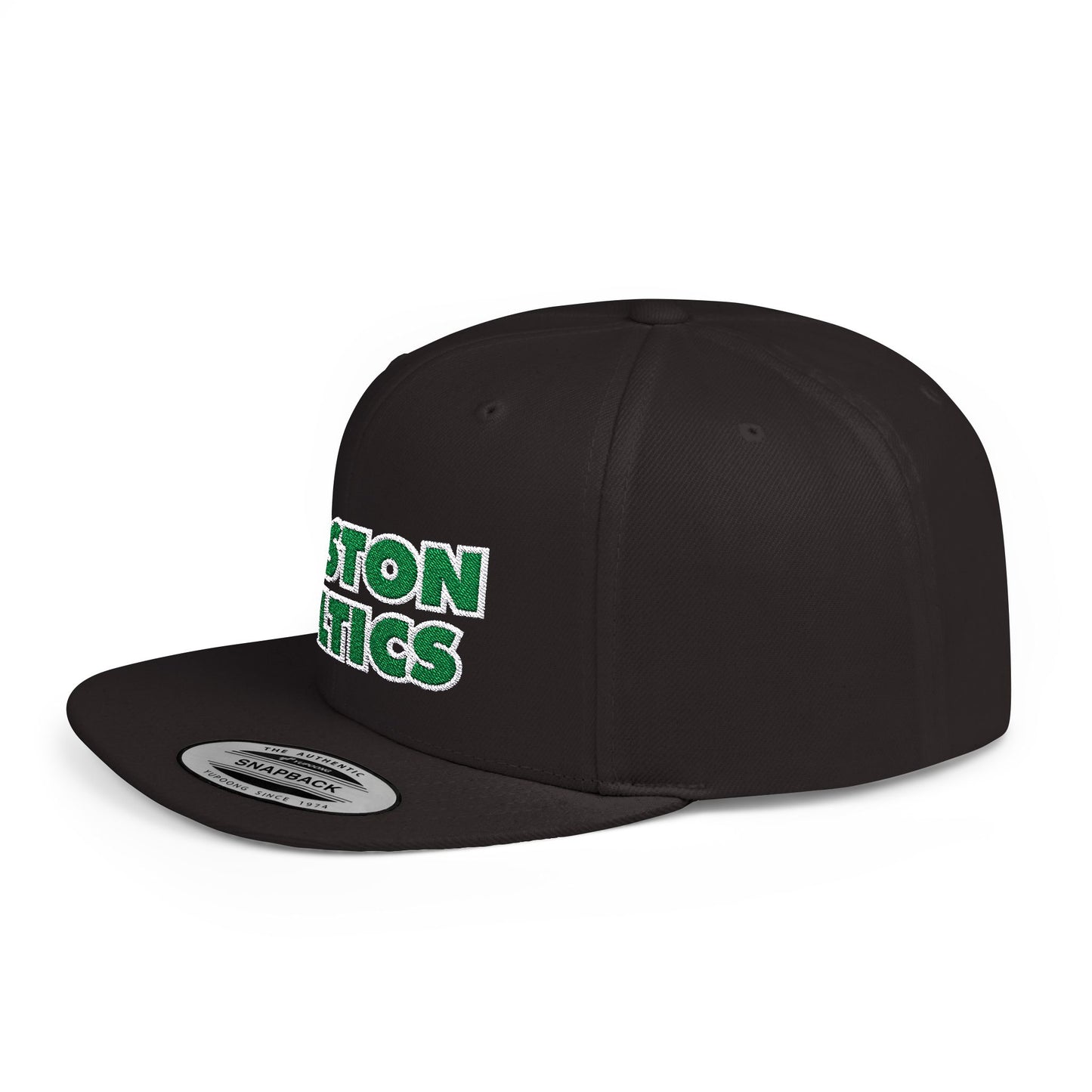 Boston Celtics Boston Basketball Flat Bill Snapback – Lightweight, Custom Fit, Premium Quality