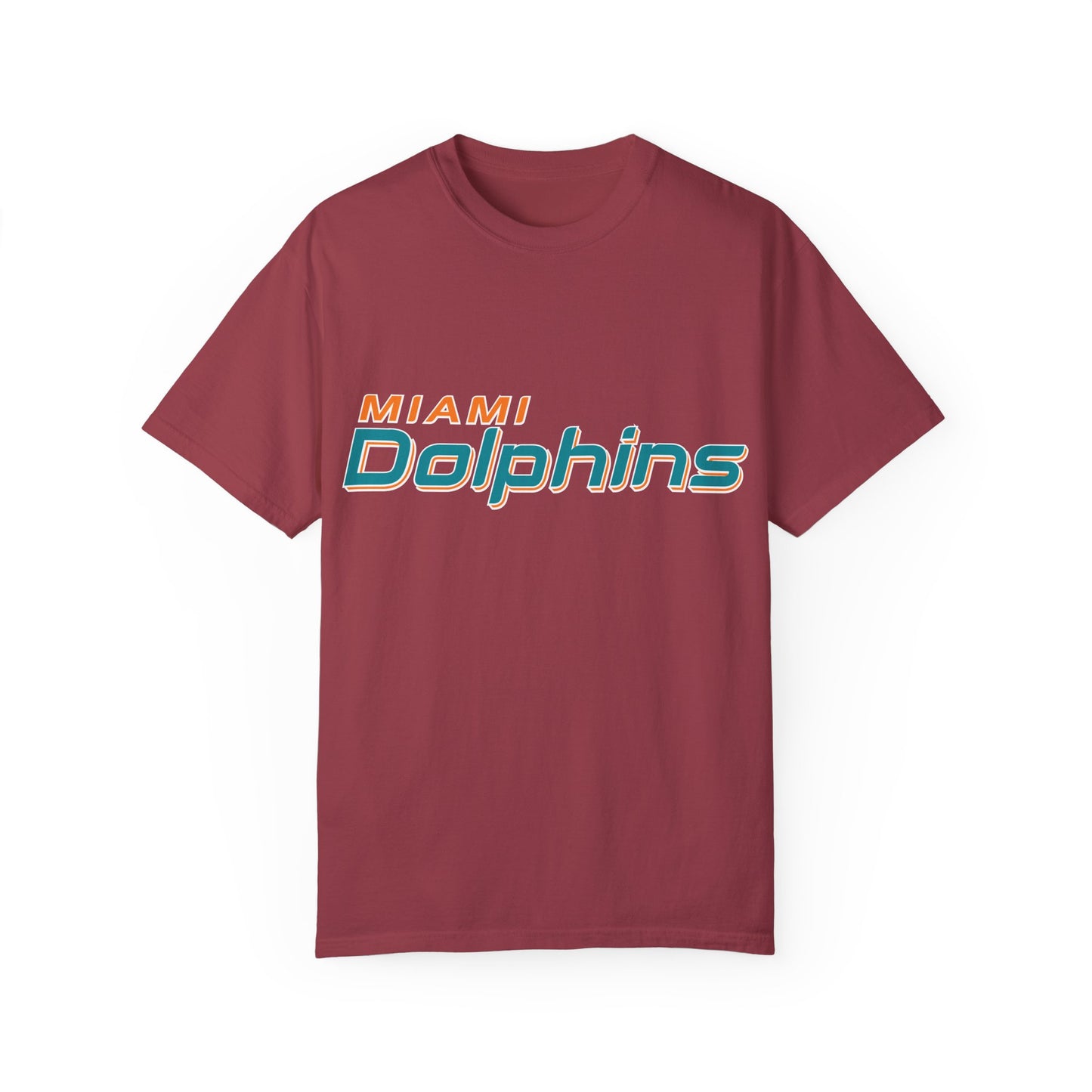 Miami Dolphins Garment-Dyed T-Shirt – Premium Cotton Tee for Customization