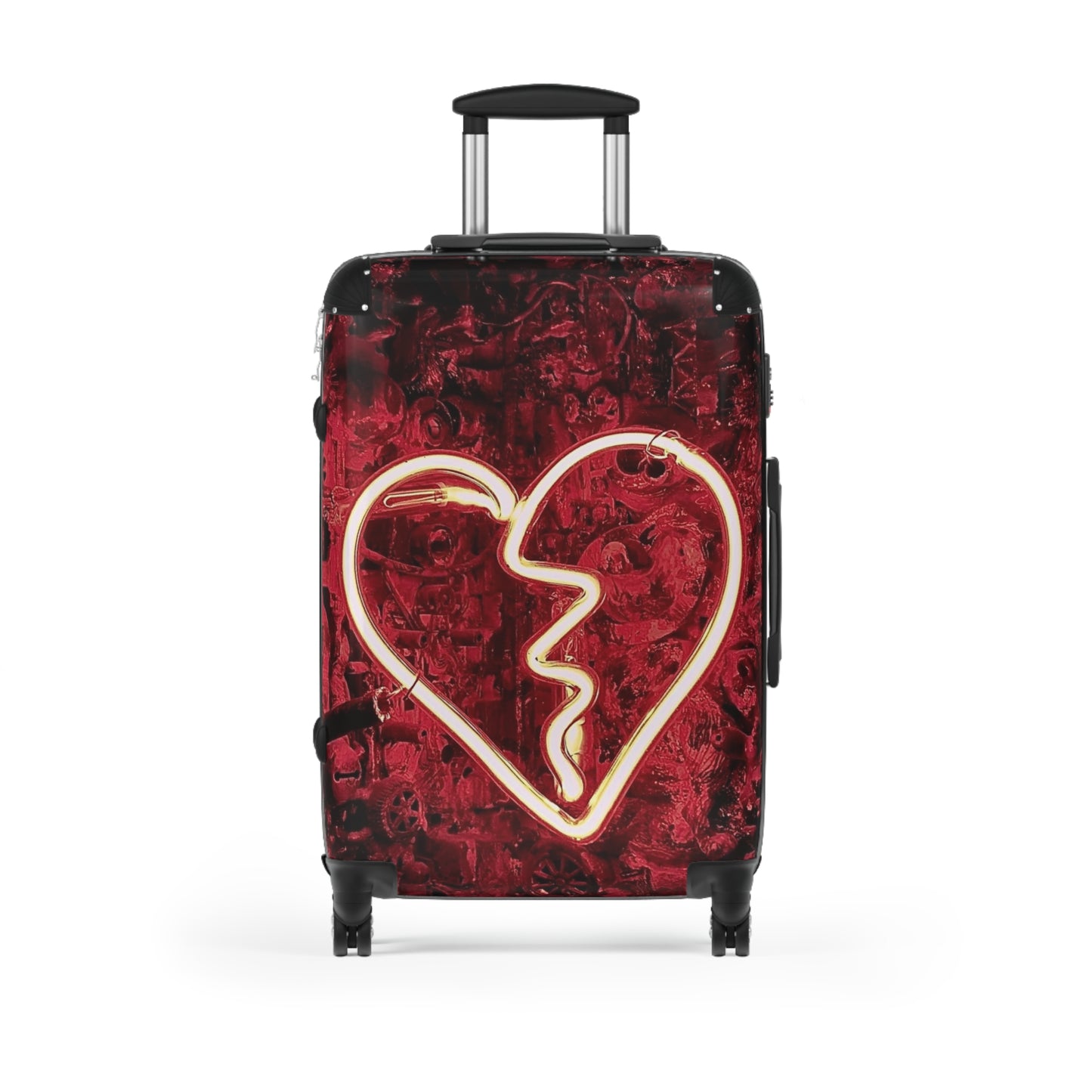 Love Broken Heart Art Carry-On Suitcase - Stylish Luggage for Travelers