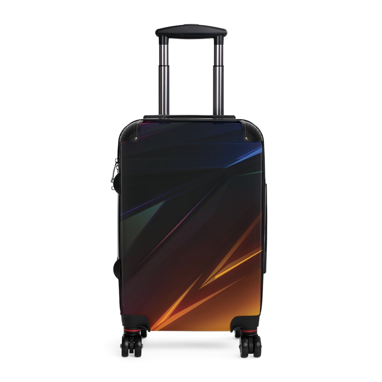 Abstract Colorful Dark Abs Art Carry-On Suitcase - Stylish Luggage for Travelers