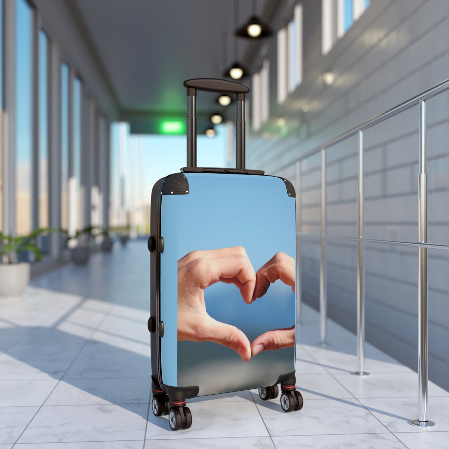 Love Hands Together Art Carry-On Suitcase - Stylish Luggage for Travelers