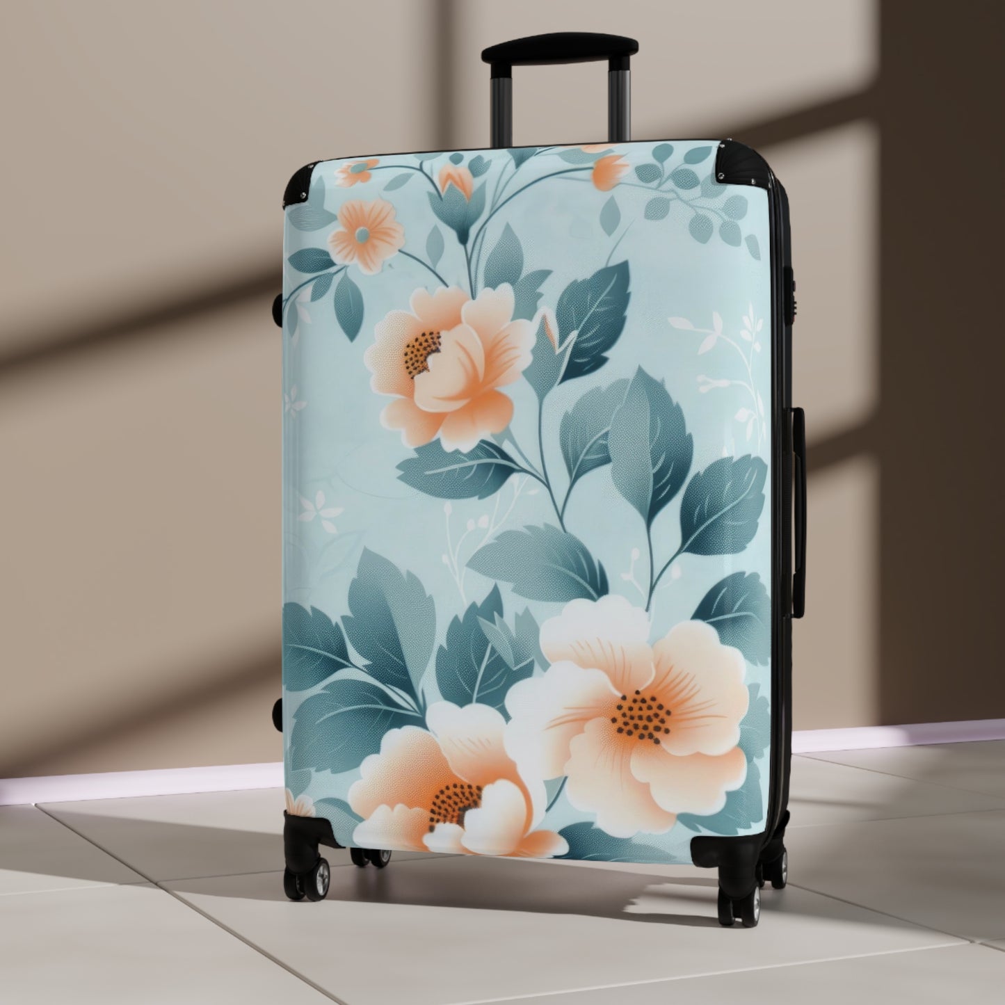 Nature Flowers Floral Vintage Floral Art Carry-On Suitcase - Stylish Luggage for Travelers