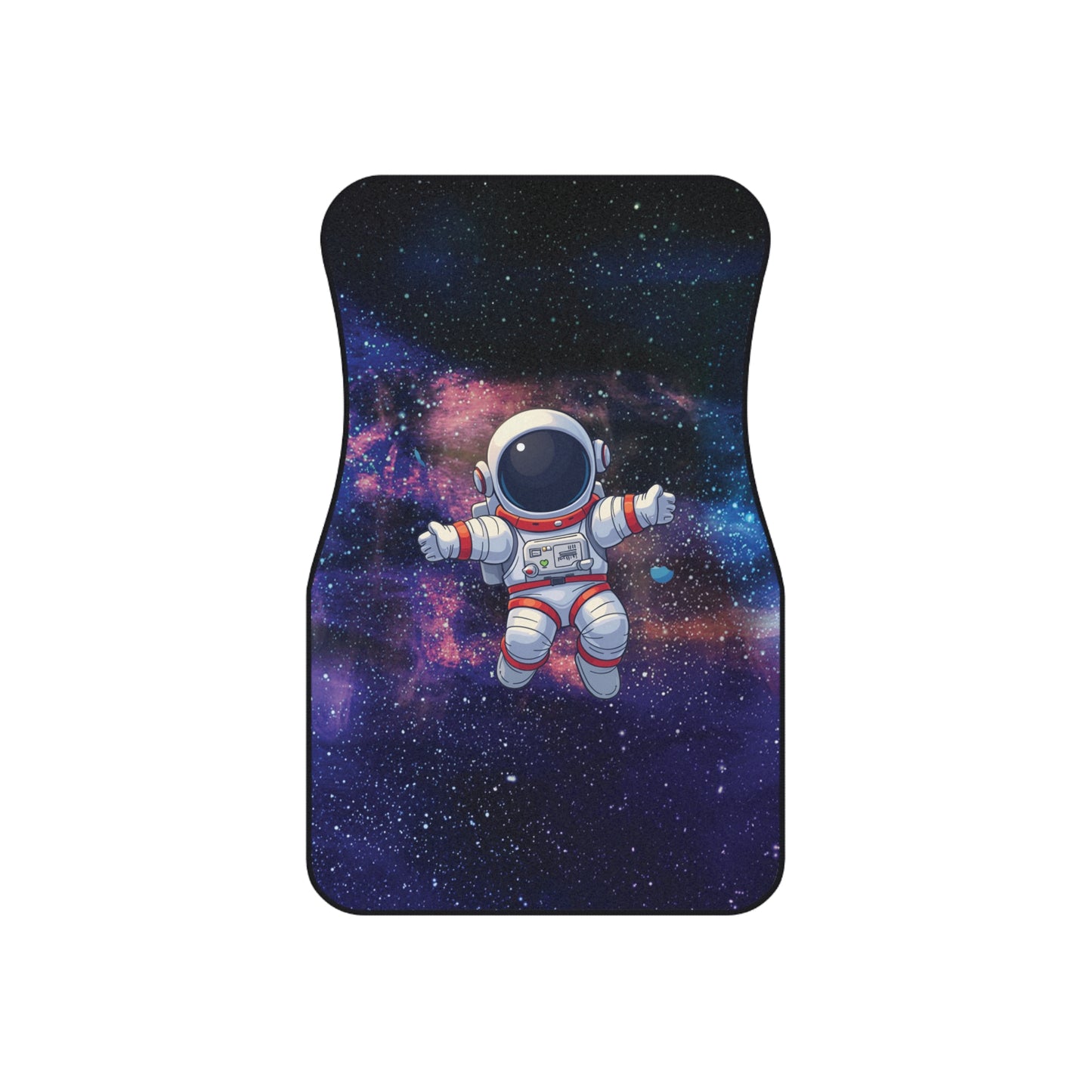 Space AstronautCar Floor Mats – 2-Piece Front Set, Durable & Stylish, Universal Fit