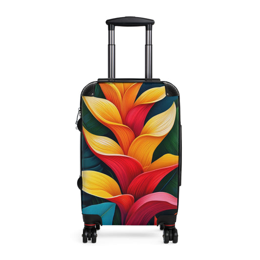 Nature Flowers Floral Tropical Bloom Art Carry-On Suitcase - Stylish Luggage for Travelers