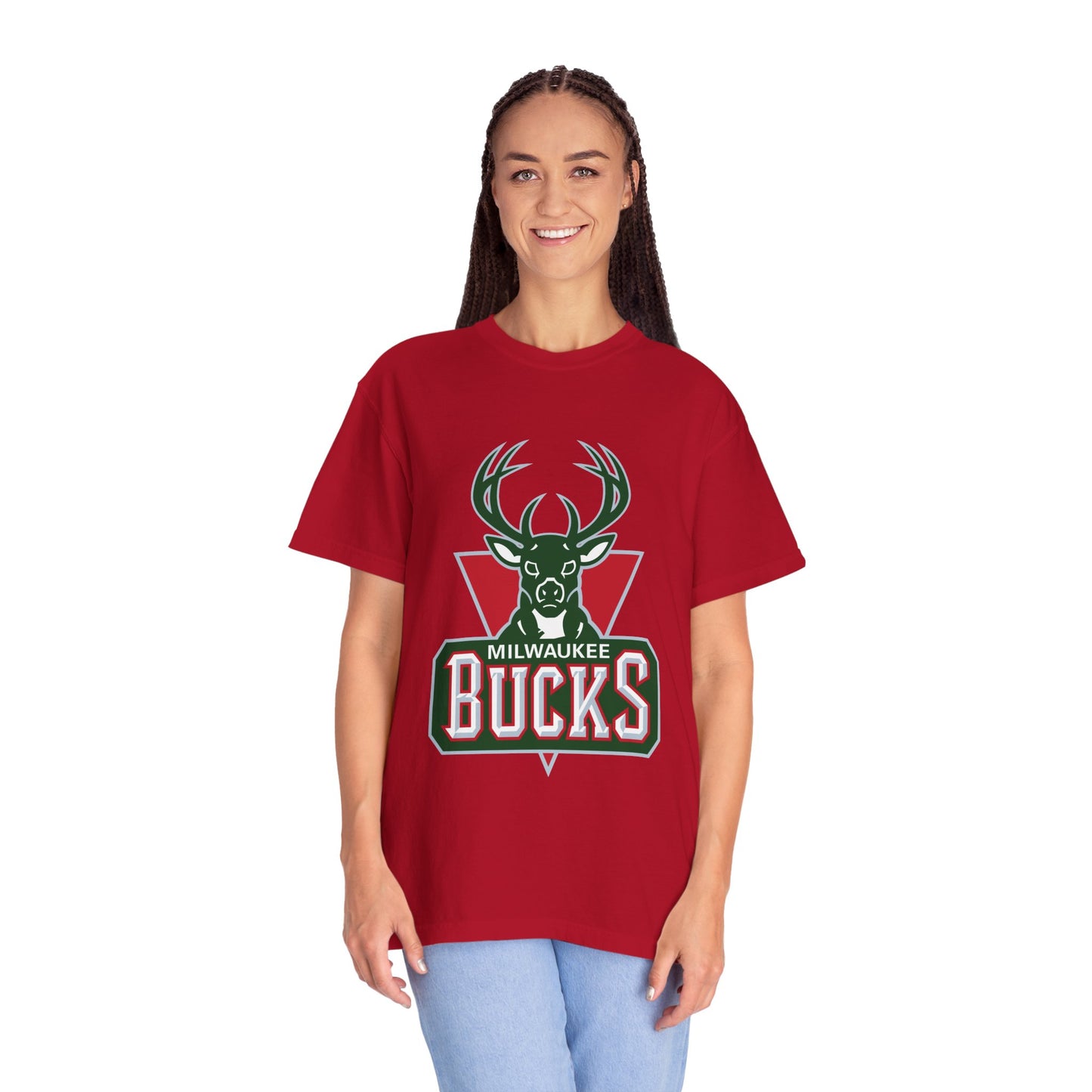 Milwaukee Bucks Strong Garment-Dyed T-Shirt – Premium Cotton Tee for Customization