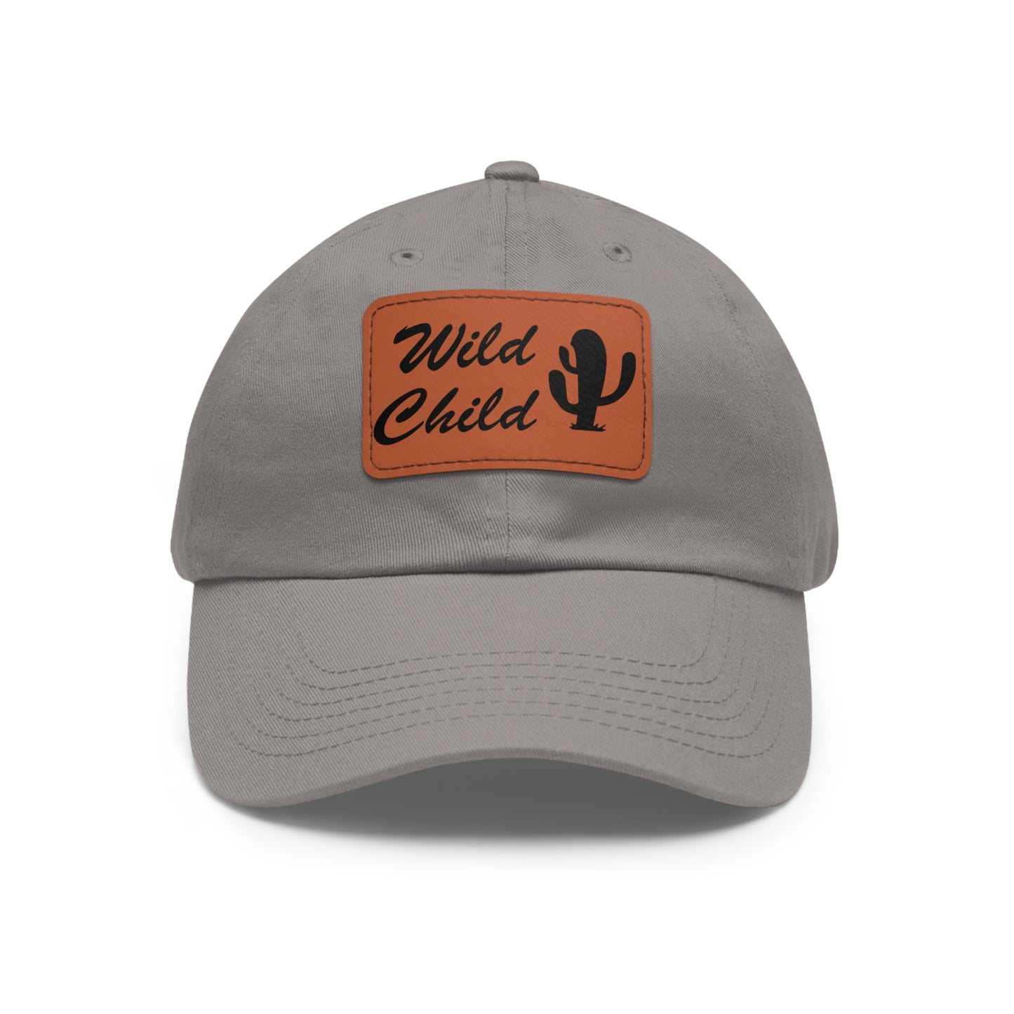 Dad Leather Patch Hat Wild Child – Timeless Style, Perfect Fit