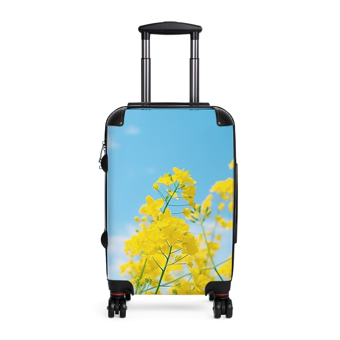 Nature Flowers Floral Yellow Flowering Art Carry-On Suitcase - Stylish Luggage for Travelers