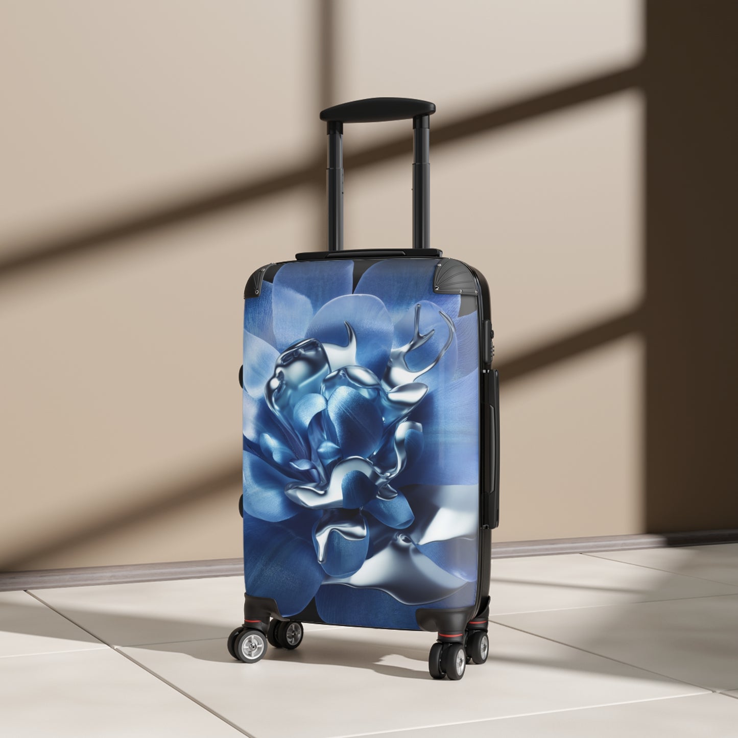 Nature Flowers Floral Abstract Art Carry-On Suitcase - Stylish Luggage for Travelers