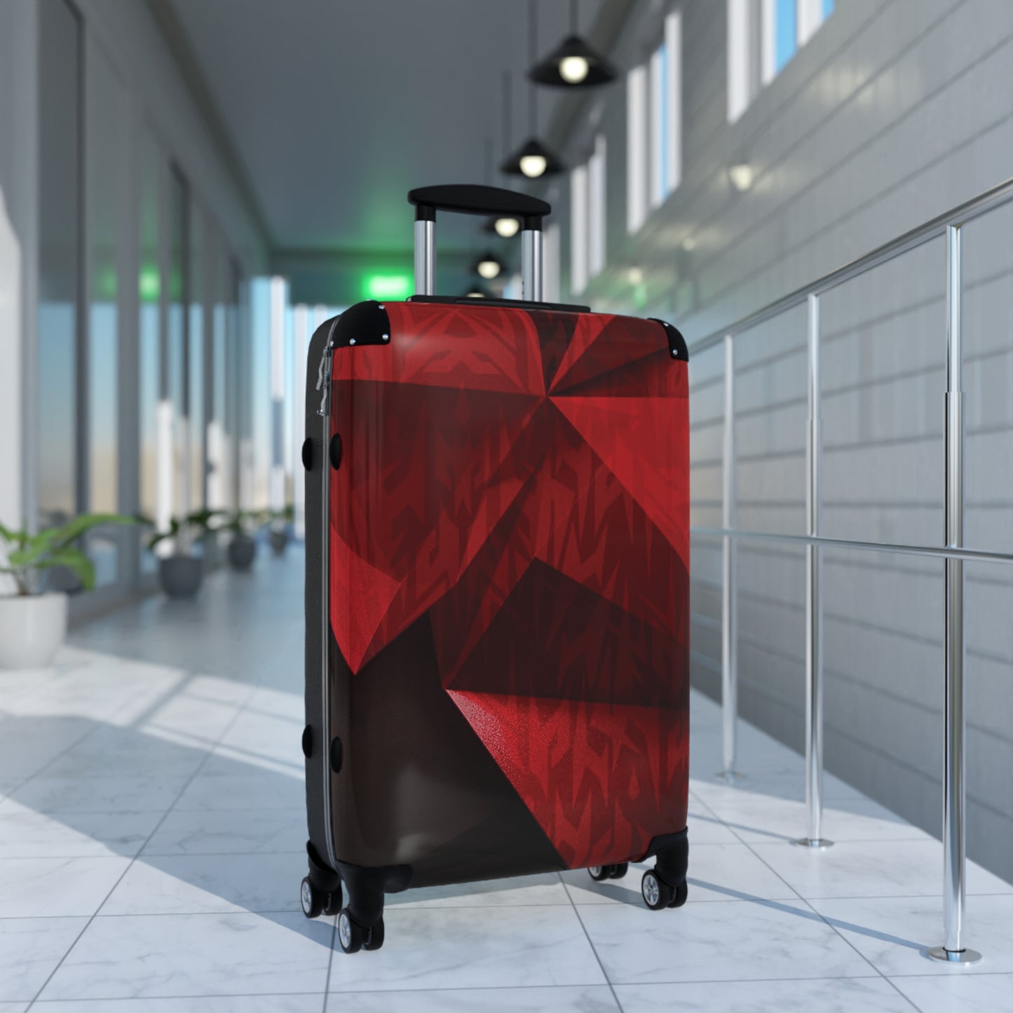 Abstract Predator Art Carry-On Suitcase - Stylish Luggage for Travelers