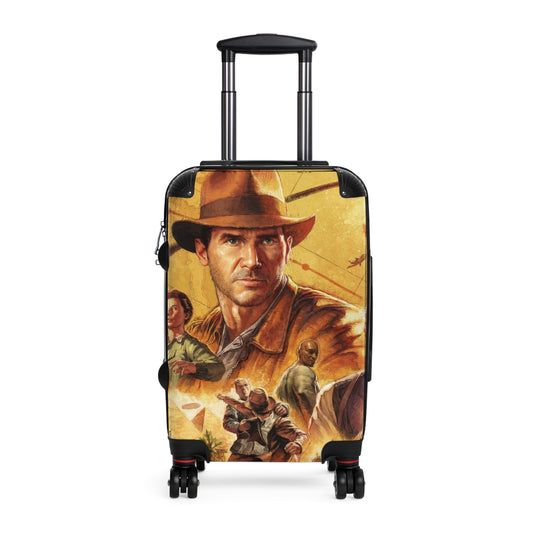 Video Games Indiana Jones and the Great Circle Carry-On Suitcase - Stylish Luggage for Travelers