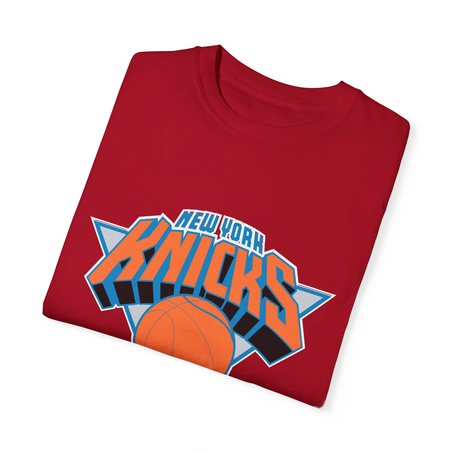 New York Knicks Hoop Lifestyle Garment-Dyed T-Shirt – Premium Cotton Tee for Customization