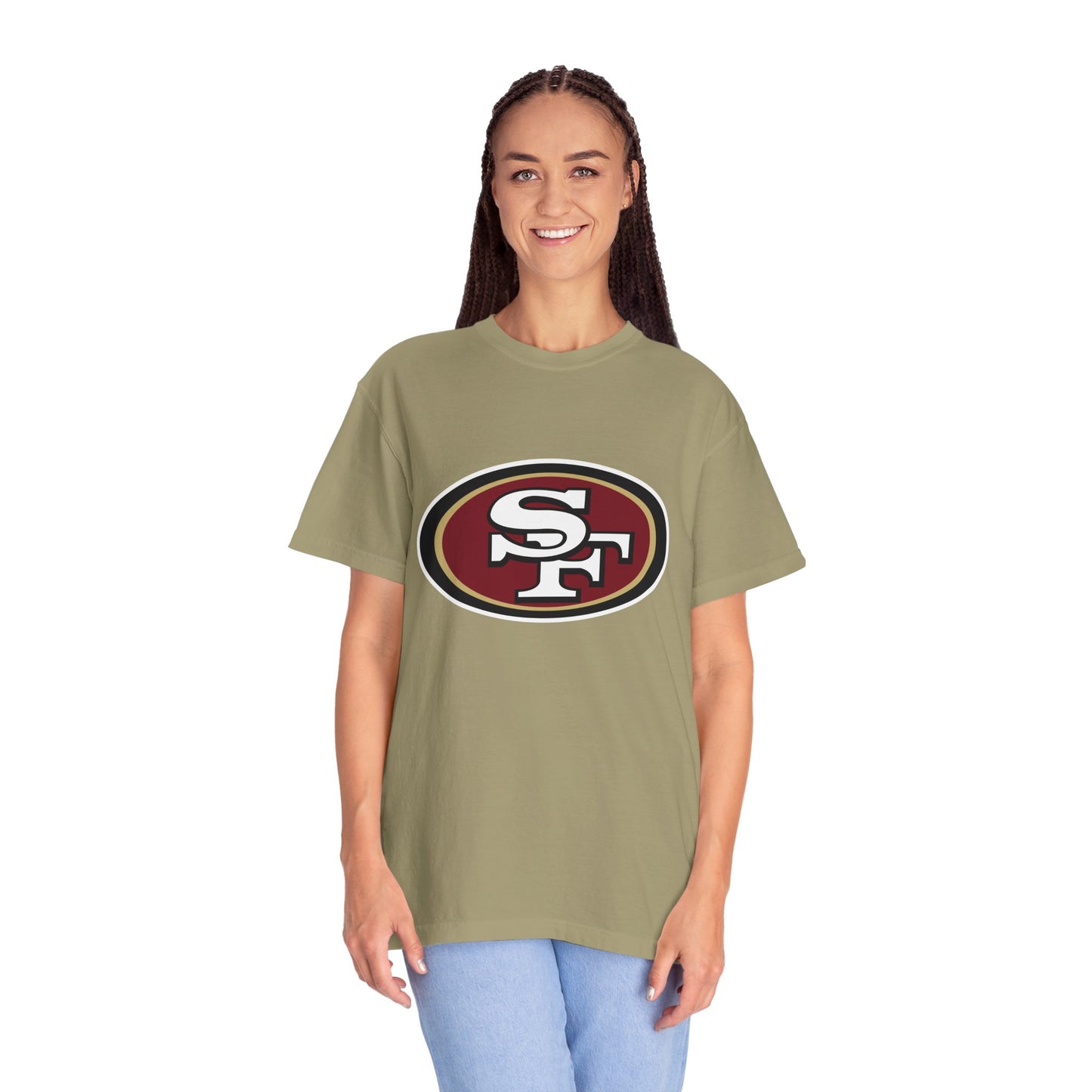 San Francisco 49ers Fan Gifts Garment-Dyed T-Shirt – Premium Cotton Tee for Customization