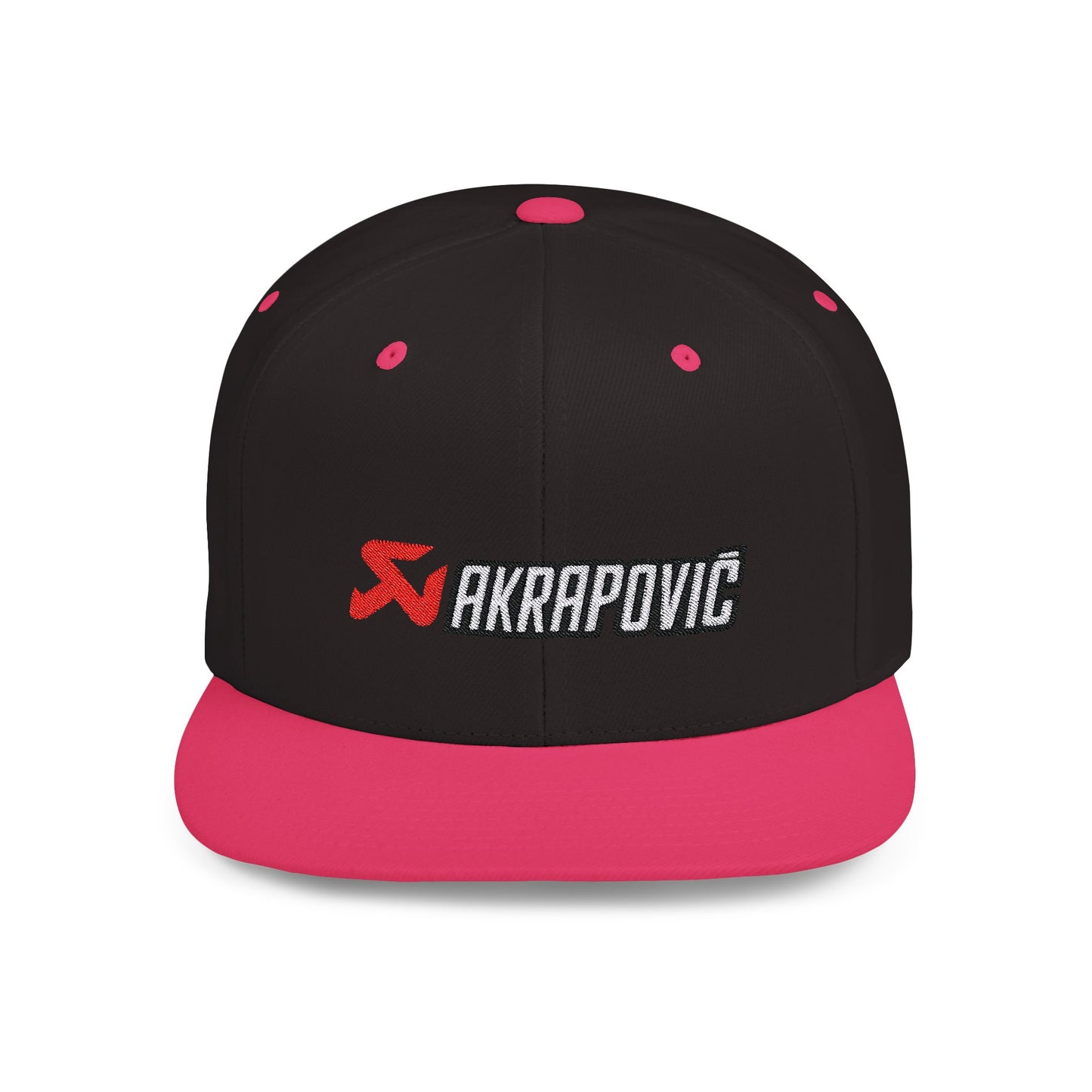 Akrapovič Flat Bill Snapback – Lightweight, Custom Fit, Premium Quality