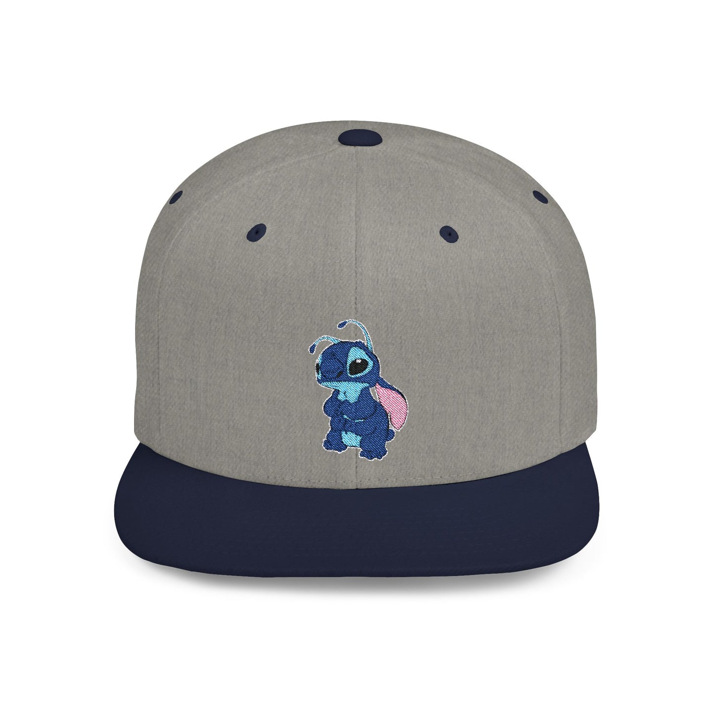 Sad Stitch Disney Flat Bill Snapback – Lightweight, Custom Fit, Premium Quality