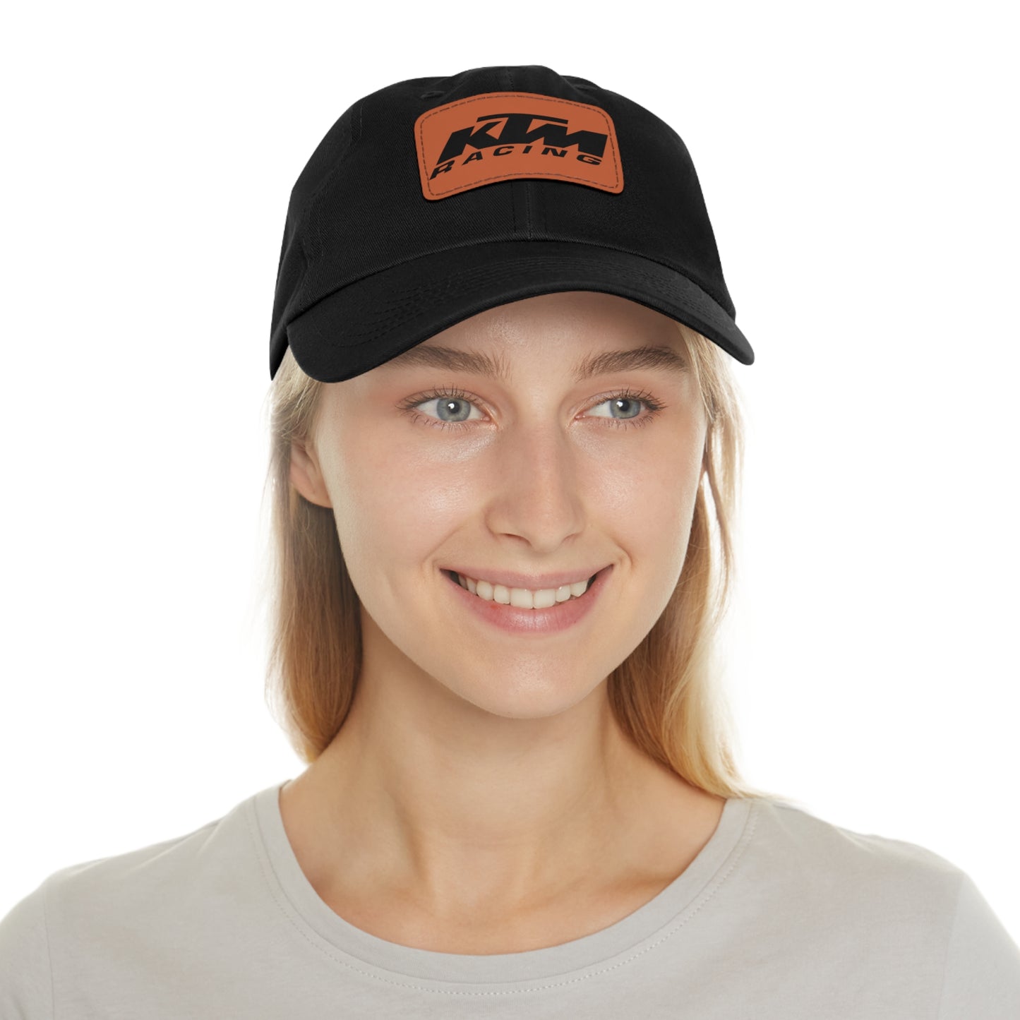 Dad Leather Patch Hat KTM Racing – Timeless Style, Perfect Fit
