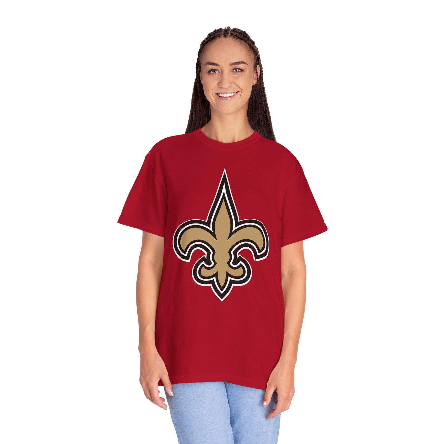 New Orleans Saints Merchandise Garment-Dyed T-Shirt – Premium Cotton Tee for Customization