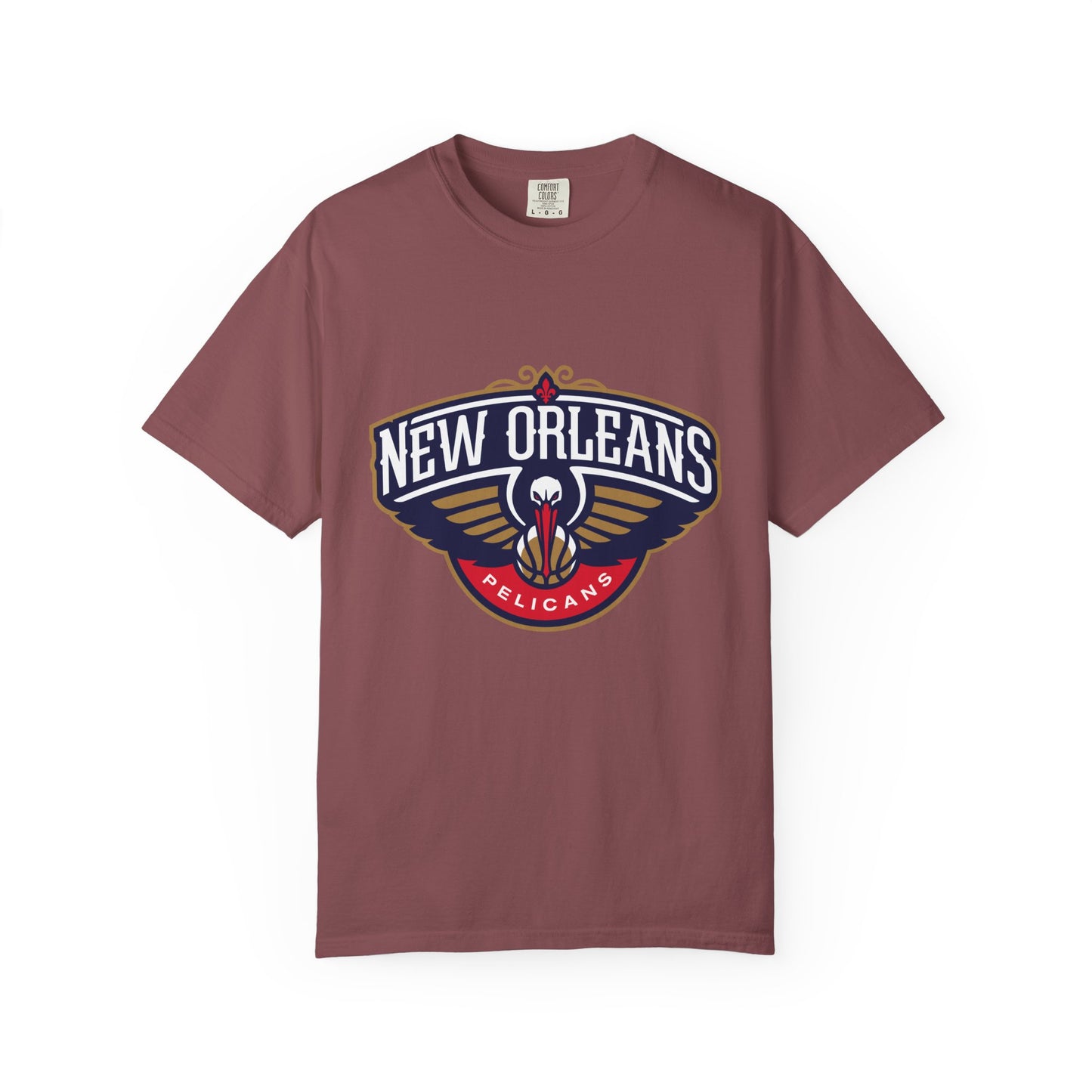 New Orleans Pelicans Garment-Dyed T-Shirt – Premium Cotton Tee for Customization