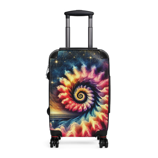 Abstract Spiral Dreams Carry-On Suitcase - Stylish Luggage for Travelers