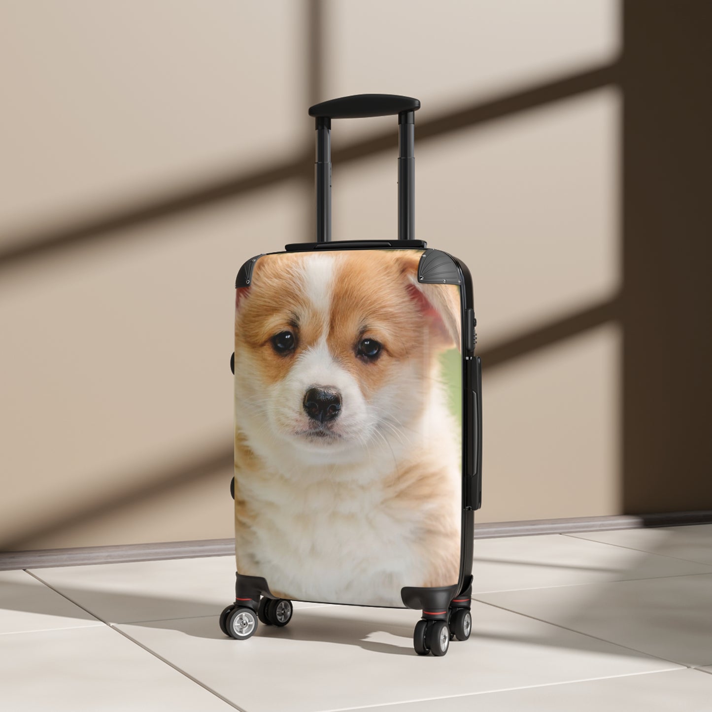 Animals Corgi Puppy Carry-On Suitcase - Stylish Luggage for Travelers
