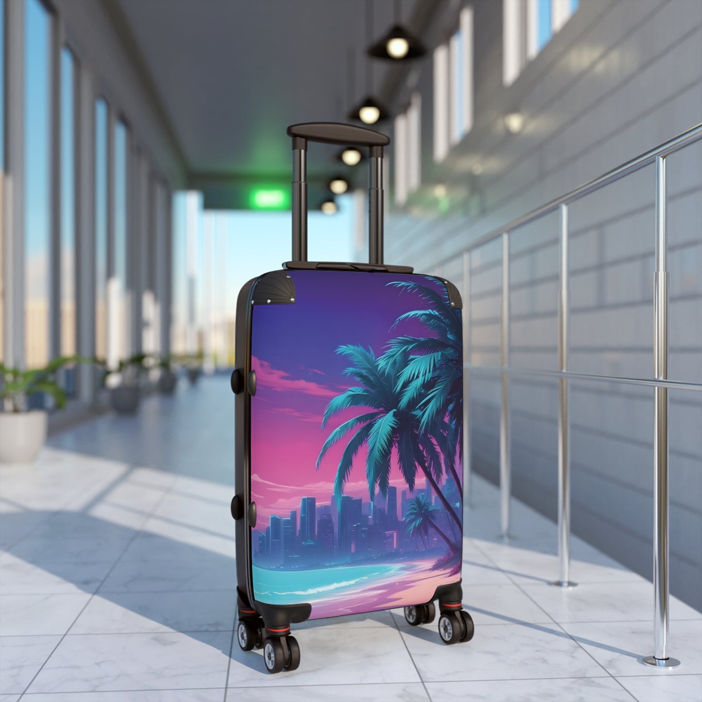Nature Summer Colorful Beach Carry-On Suitcase - Stylish Luggage for Travelers