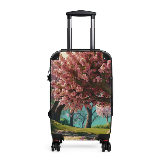 Nature Flowers Floral Background Art Carry-On Suitcase - Stylish Luggage for Travelers