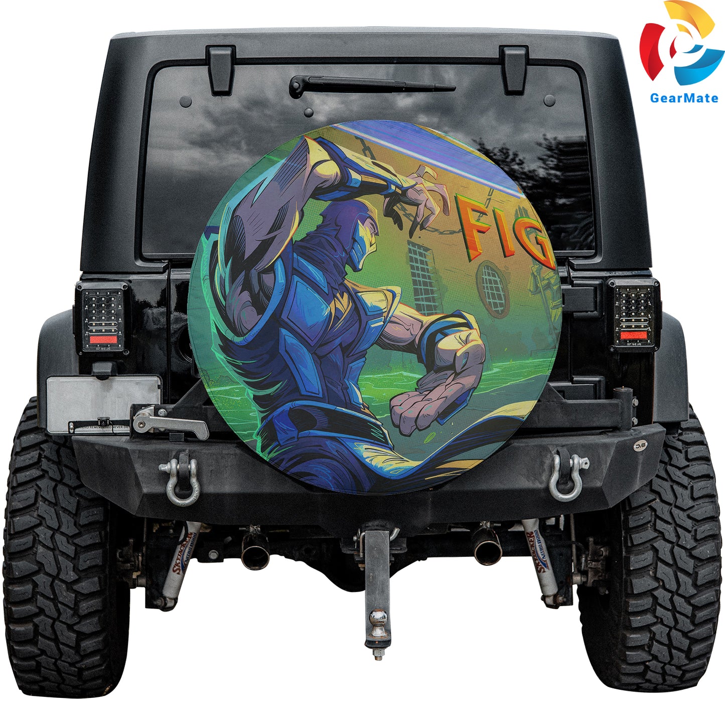 Mortal Kombat Spare Tire Cover – Premium Waterproof UV Resistant Protector
