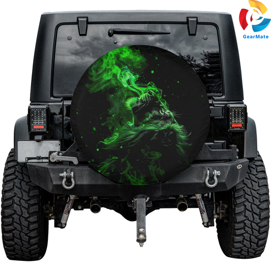 Lion Green Spare Tire Cover – Premium Waterproof UV Resistant Protector