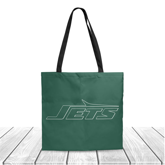 NFL New York Jets Fans Gear Polyester Canvas Tote Bag – Durable and Stylish