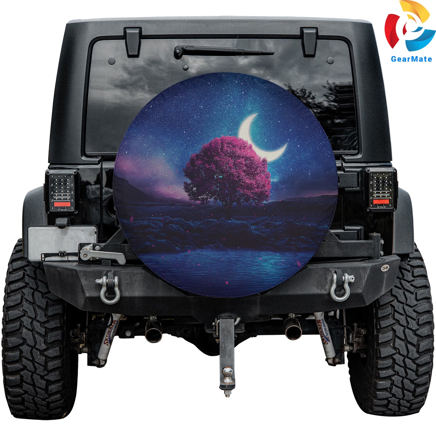 Lone Tree Crescent Moon Spare Tire Cover – Premium Waterproof UV Resistant Protector