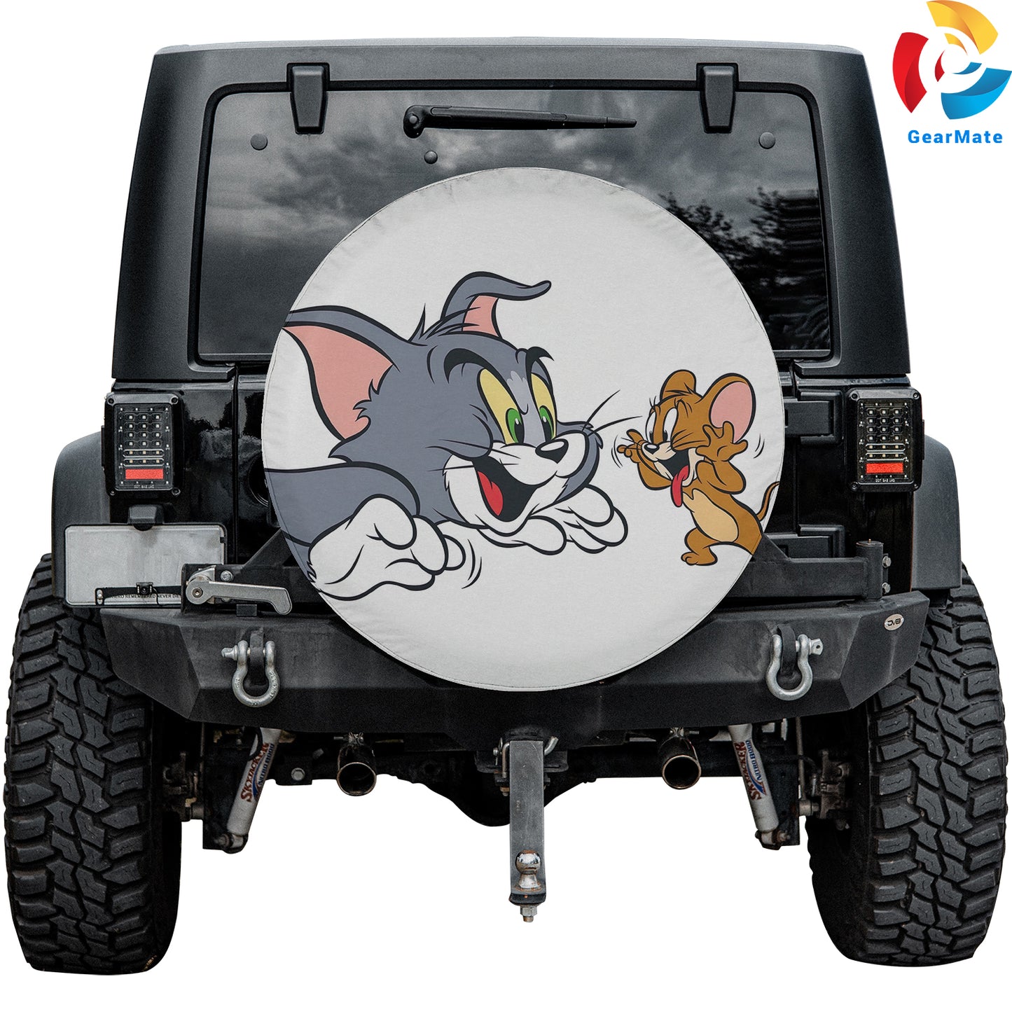 Tom & Jerry Spare Tire Cover – Premium Waterproof UV Resistant Protector