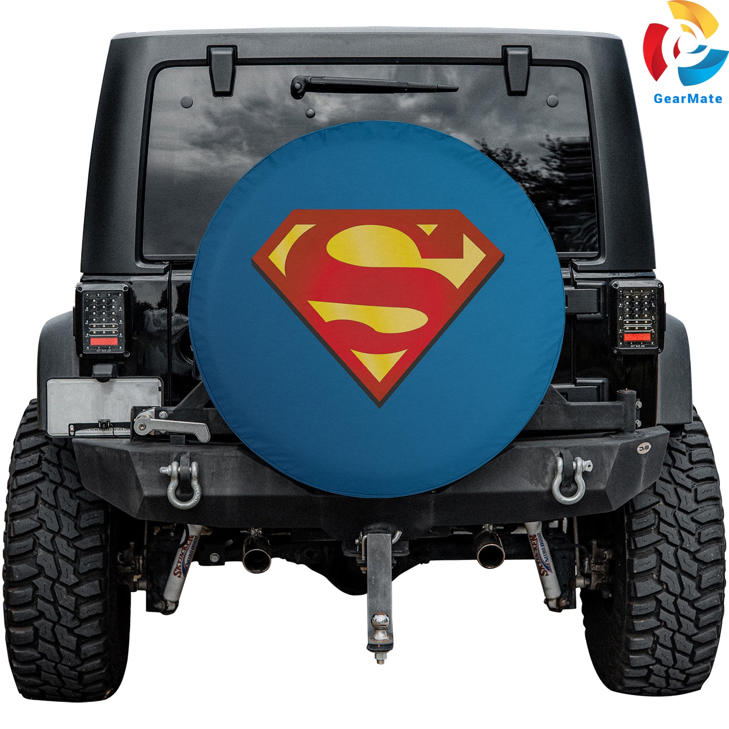 Superman Flying Spare Tire Cover – Premium Waterproof UV Resistant Protector