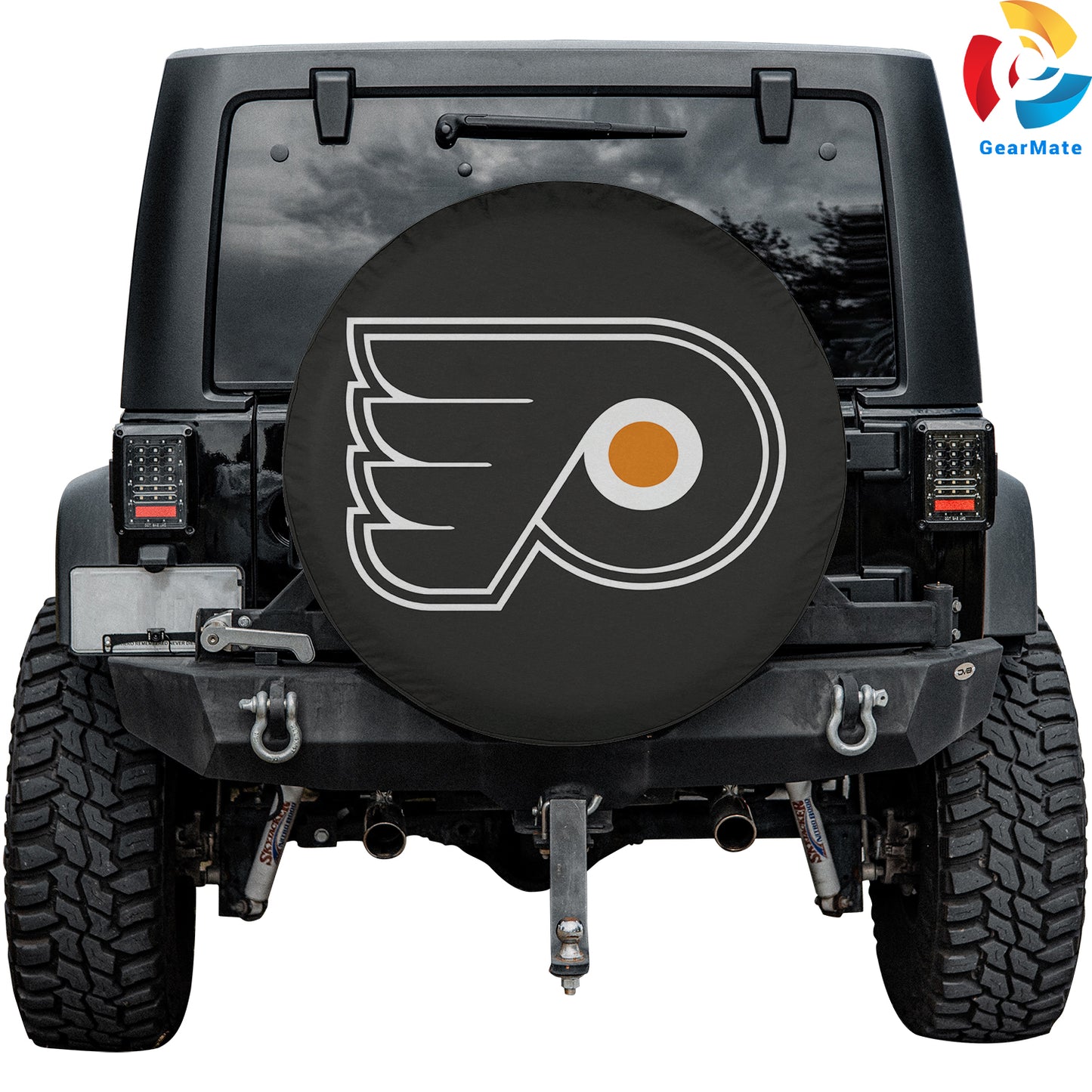 Philadelphia Flyers NHL Hockey Season Spare Tire Cover – Premium Waterproof UV-Resistant Protector