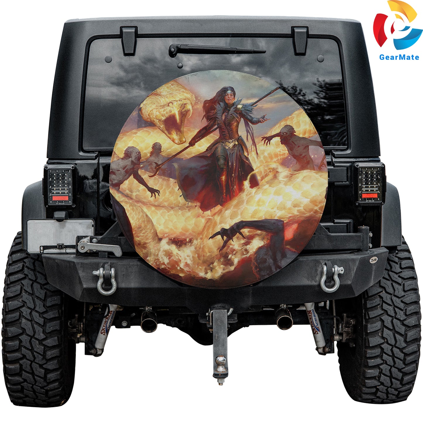 Diablo 4 Video Games Spare Tire Cover – Premium Waterproof UV Resistant Protector