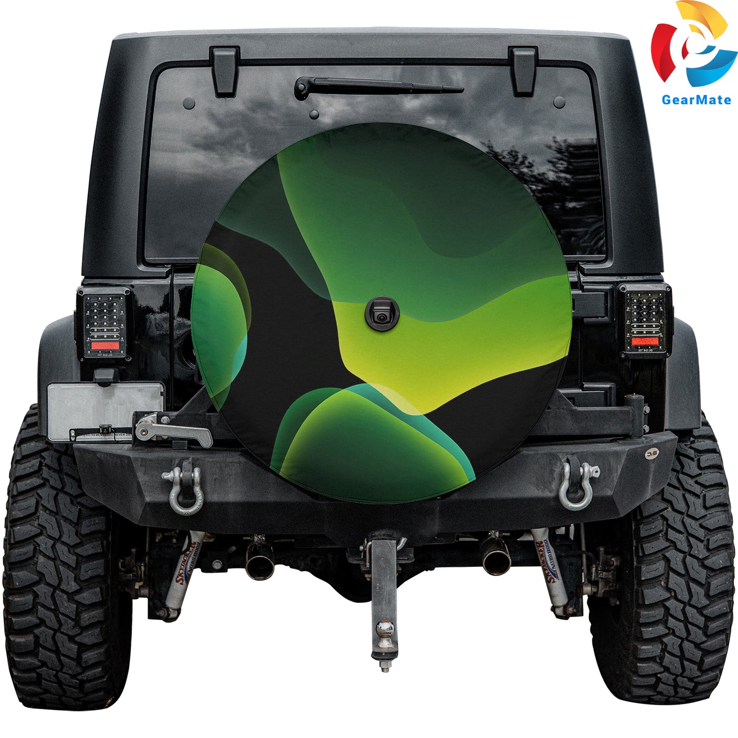 iOS 13 Background Spare Tire Cover – Premium Waterproof UV Resistant Protector