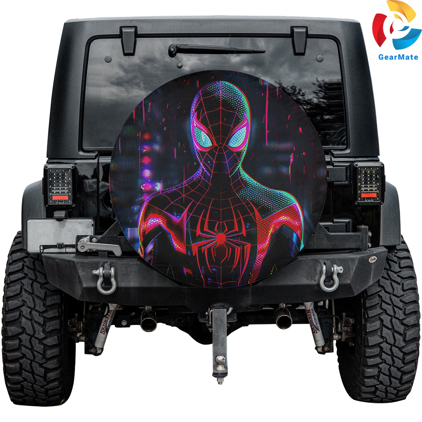 Miles Morales Spare Tire Cover – Premium Waterproof UV Resistant Protector