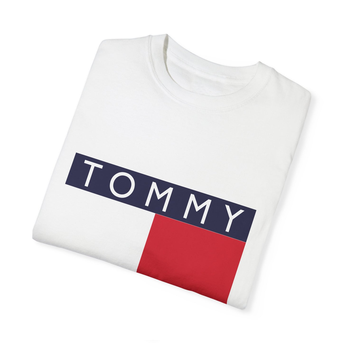 Tommy Hilfiger Garment-Dyed T-Shirt – Premium Cotton Tee for Customization