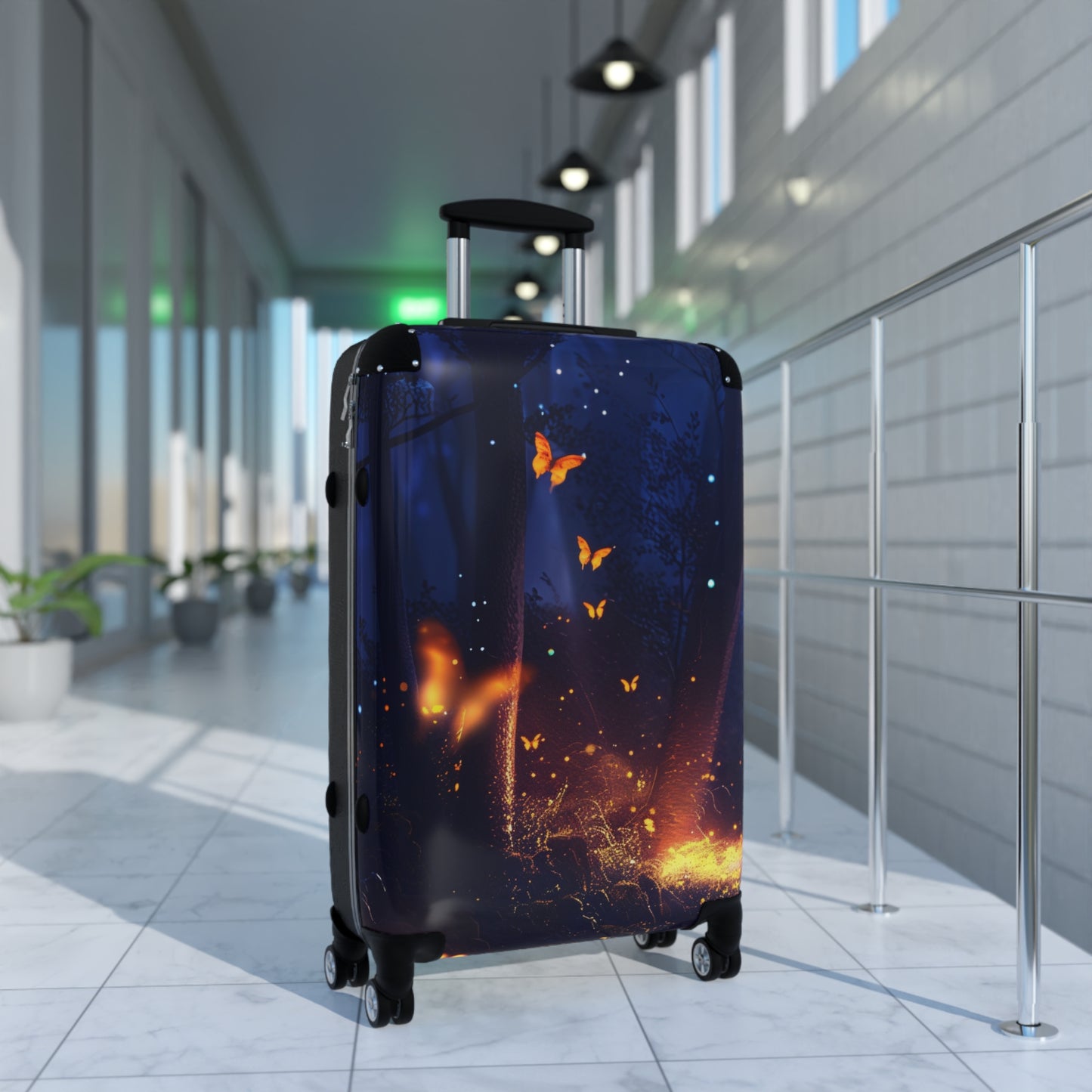 Nature Butterflies Farries Art Carry-On Suitcase - Stylish Luggage for Travelers