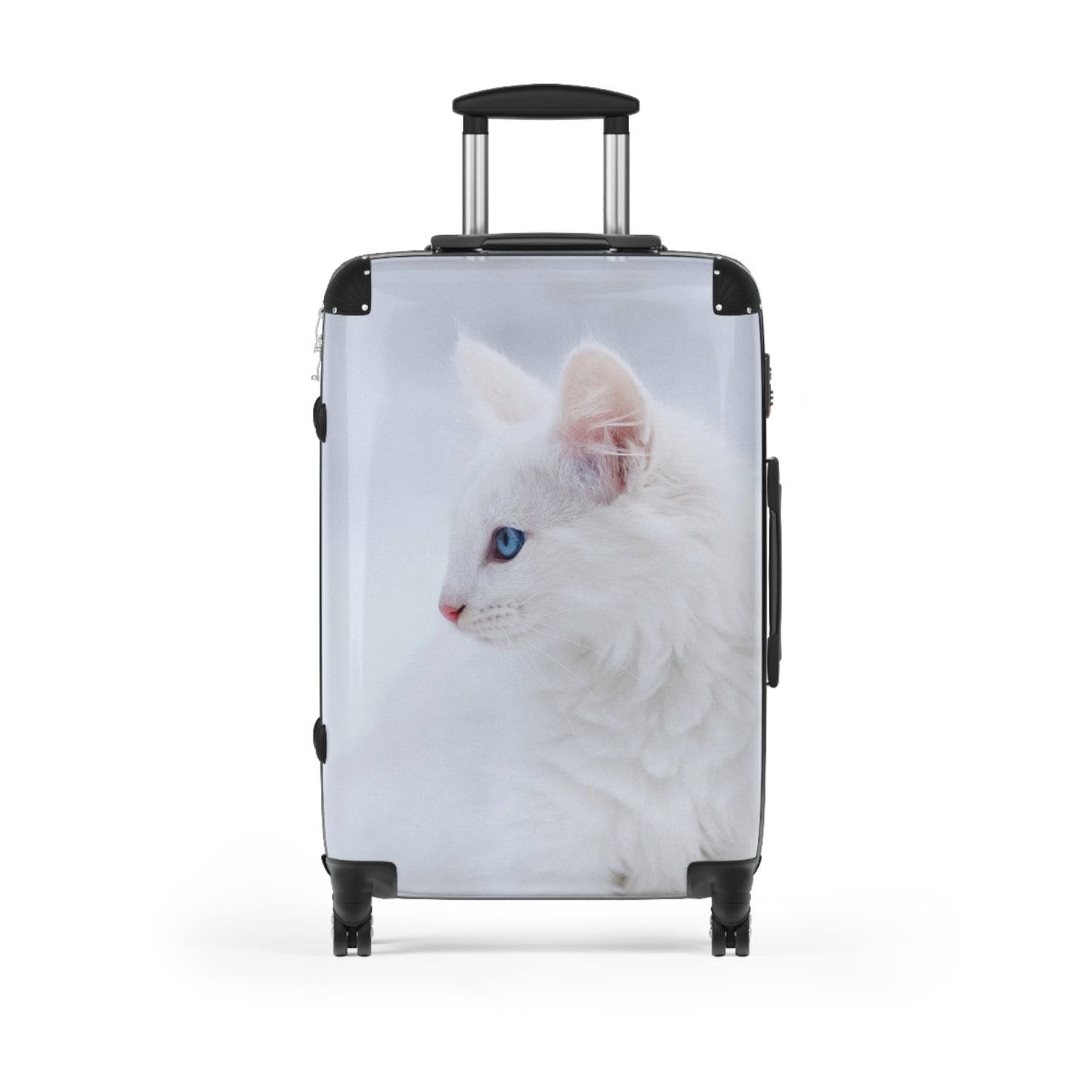 Animals Kitten White Carry-On Suitcase - Stylish Luggage for Travelers