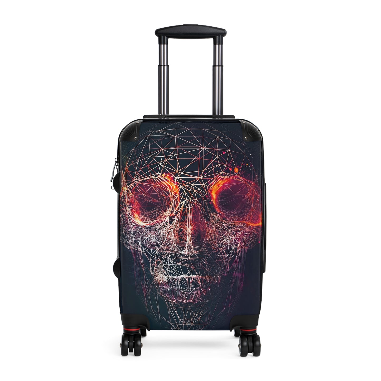 Abstract Skull Art Carry-On Suitcase - Stylish Luggage for Travelers