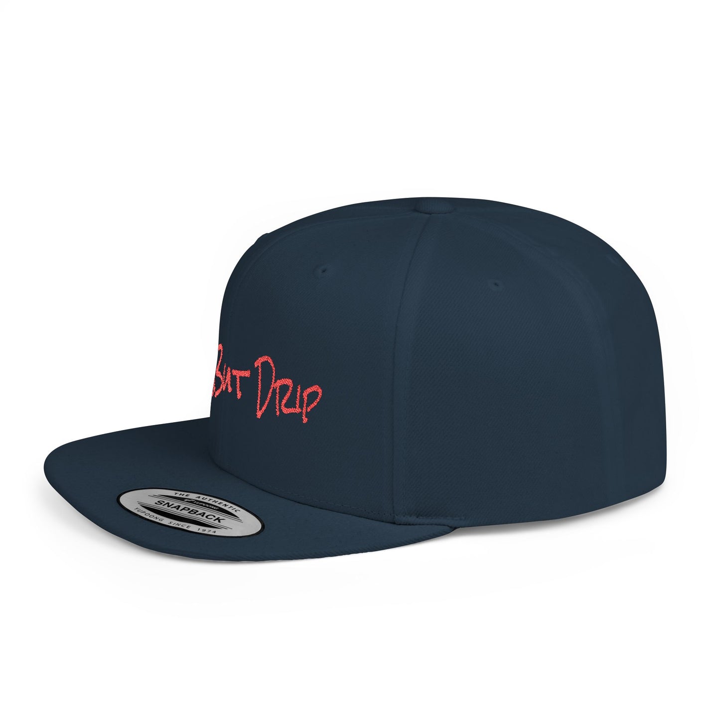 Text AFK But Drip Flat Bill Snapback – Lightweight, Custom Fit, Premium Quality