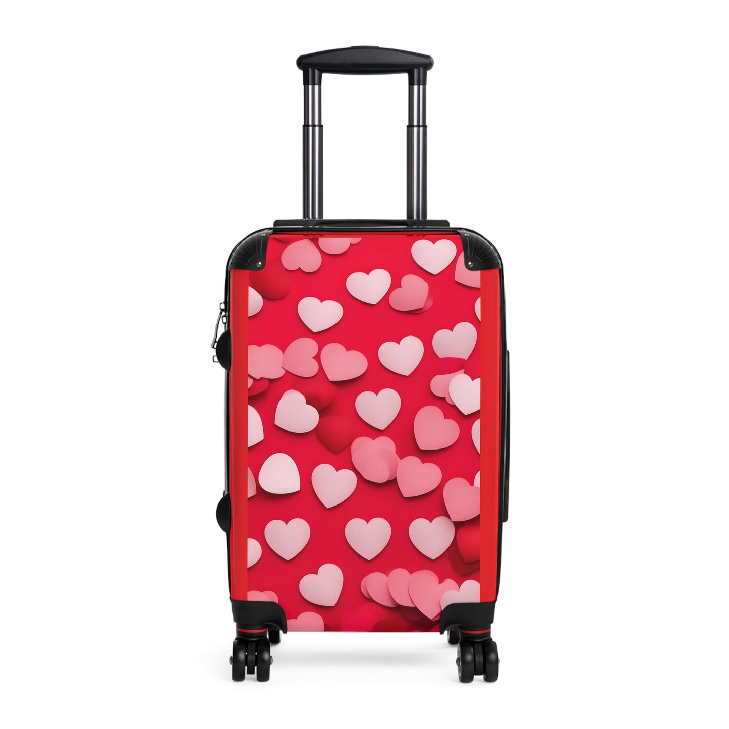 Love Heart Reds Art Carry-On Suitcase - Stylish Luggage for Travelers