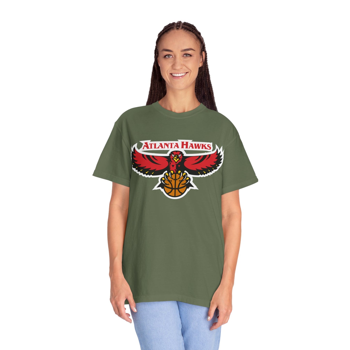Atlanta Hawks Rise And Grind Garment-Dyed T-Shirt – Premium Cotton Tee for Customization