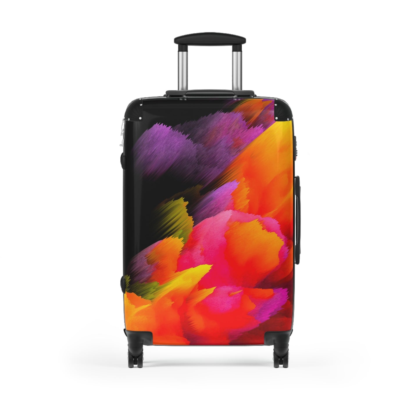 Abstract Colorful Dispersion Art Carry-On Suitcase - Stylish Luggage for Travelers
