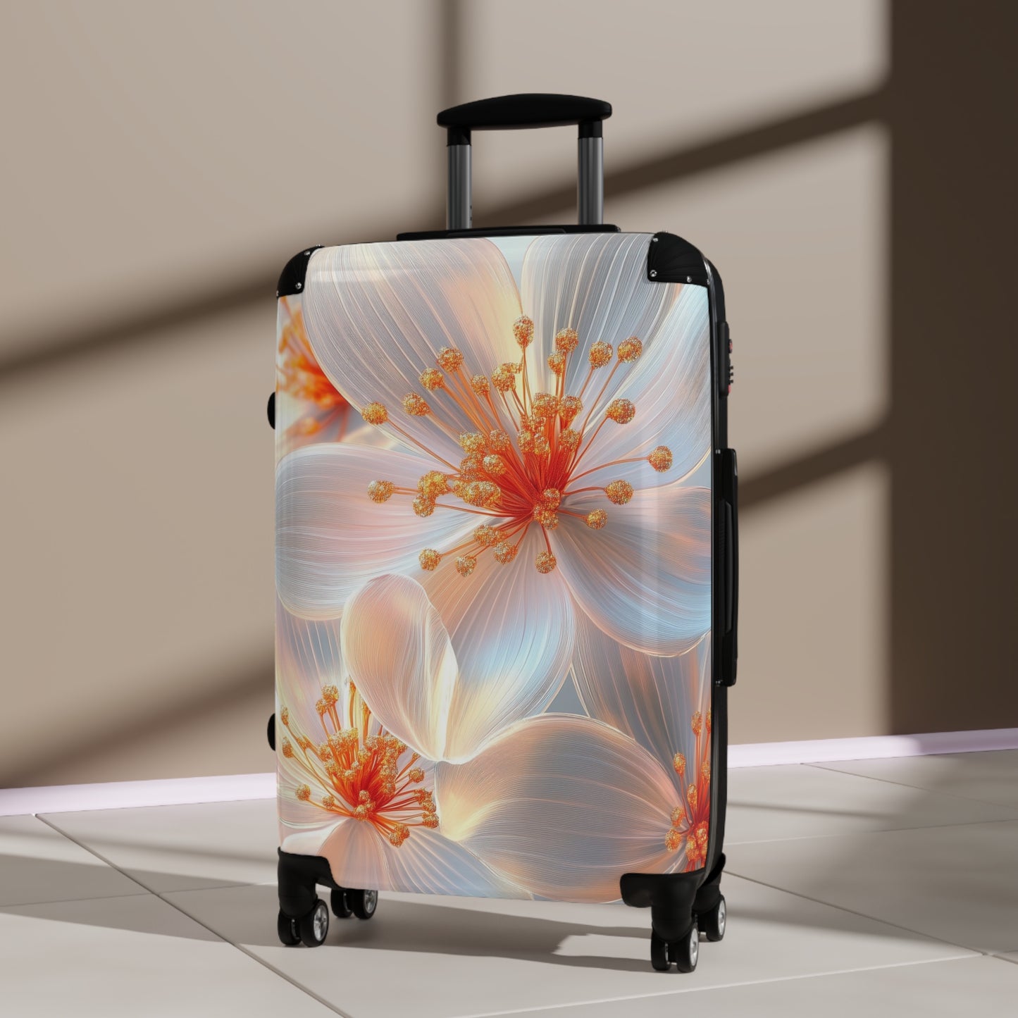 Nature Flowers Floral Stamens Art Carry-On Suitcase - Stylish Luggage for Travelers