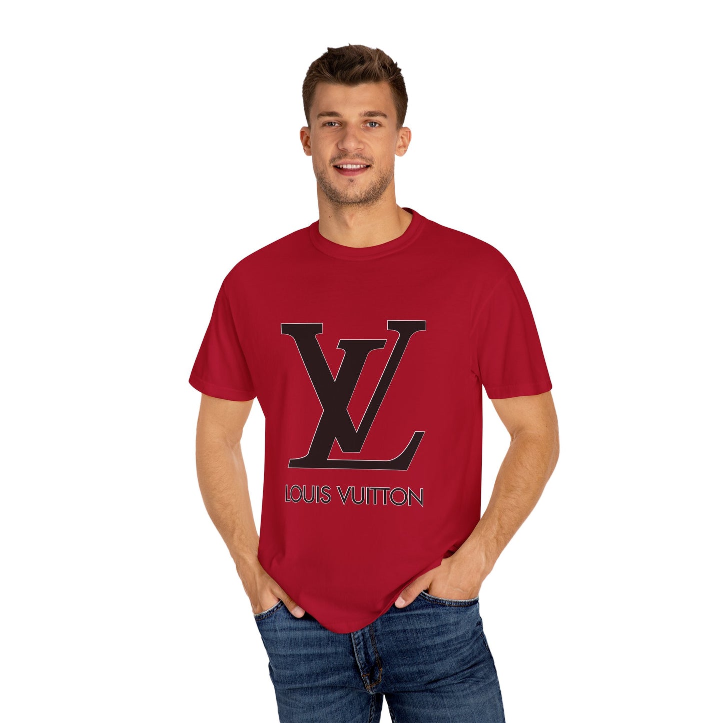 Louis Vuitton Garment-Dyed T-Shirt – Premium Cotton Tee for Customization