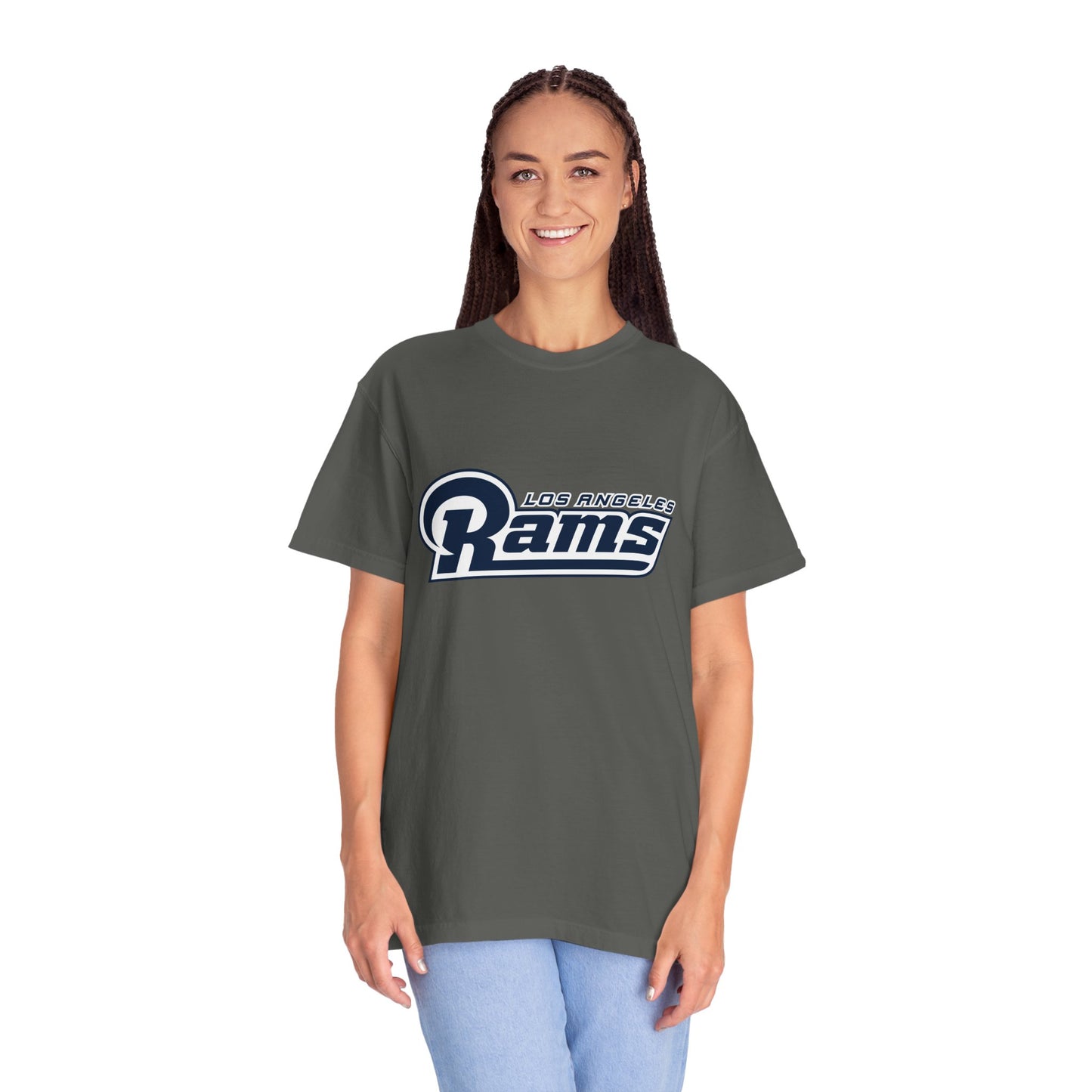 Los Angeles Rams Gear Garment-Dyed T-Shirt – Premium Cotton Tee for Customization